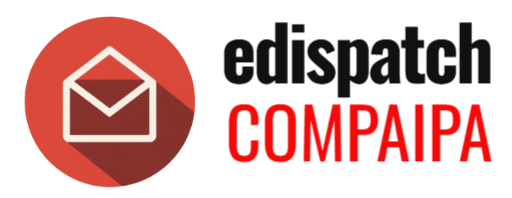 edispatch CompaiPA logo black and red